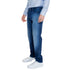 Armani Exchange Blue Cotton Jeans & Pant